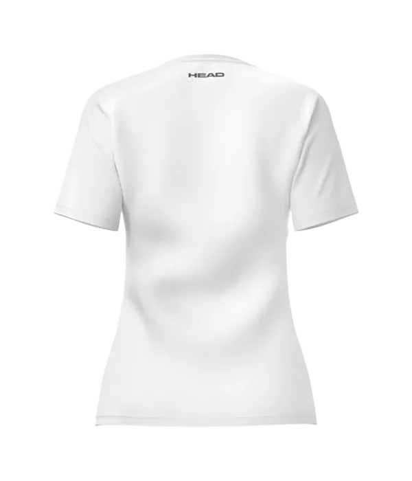 Camiseta HEAD Club 25 Tech Women Blanco 2025