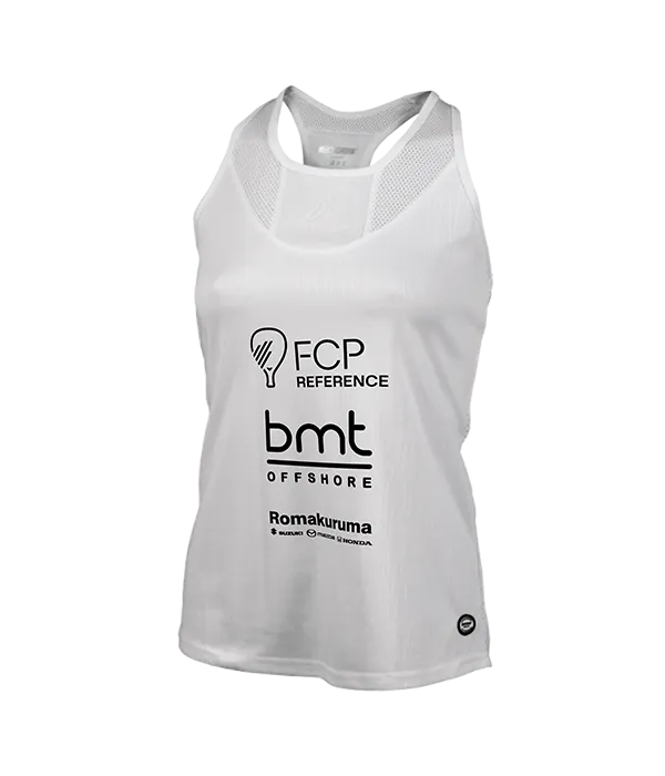 Camiseta Tirantes Oxdog Tiebreak Women Blanco 2024 Noa Cánovas