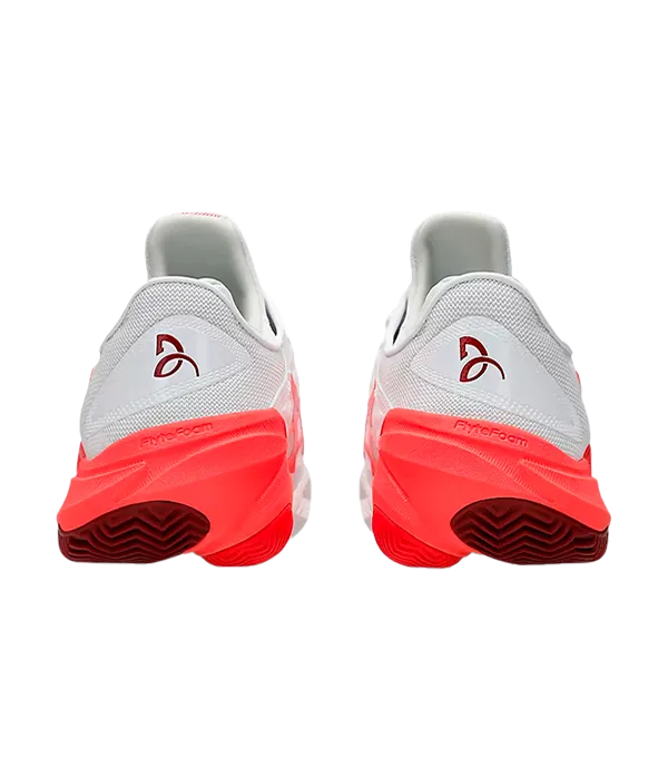 Zapatillas Asics Court FF 3 Novak Clay White/Electric Red 2025