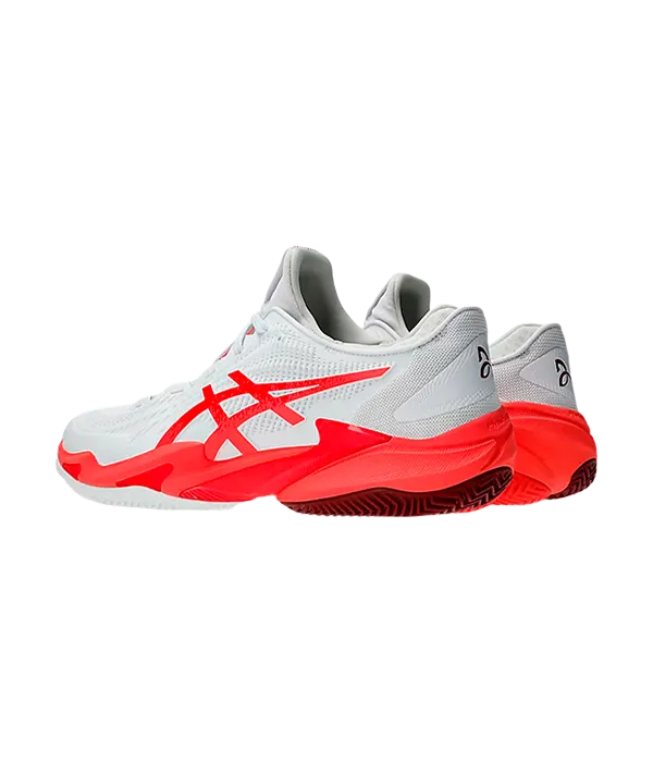 Zapatillas Asics Court FF 3 Novak Clay White/Electric Red 2025
