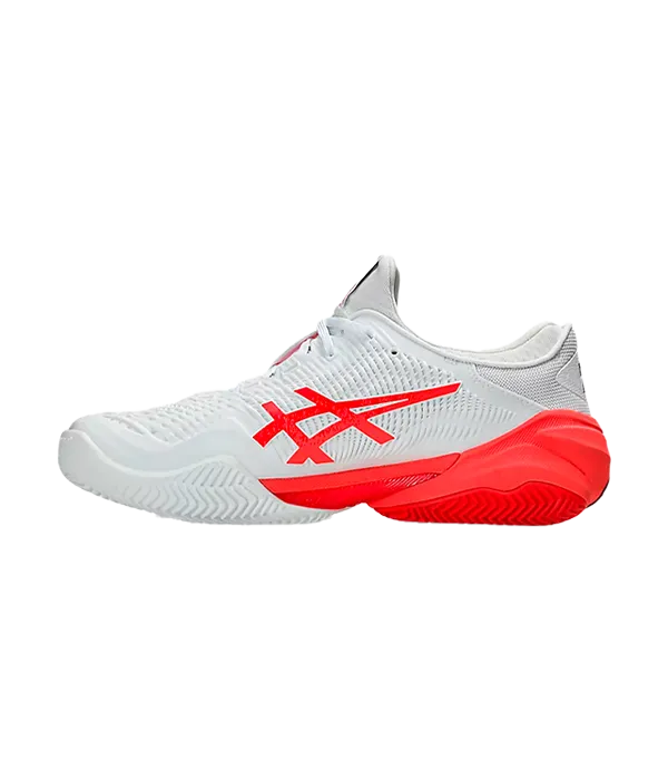 Zapatillas Asics Court FF 3 Novak Clay White/Electric Red 2025