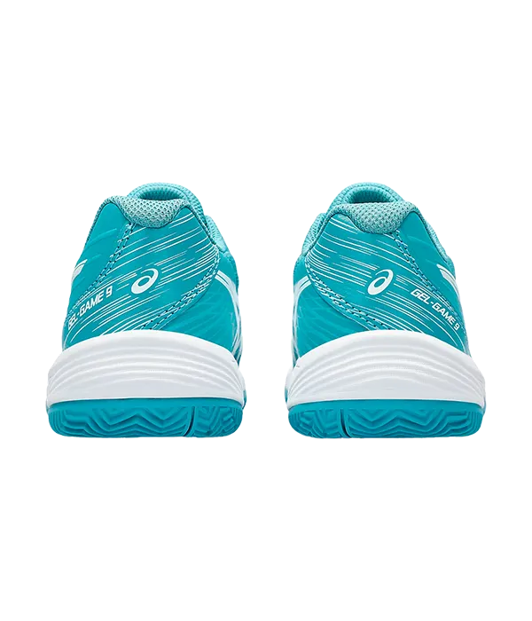 Zapatillas Asics Gel-Game 9 GS Clay/OC Kids Gris Blue/White