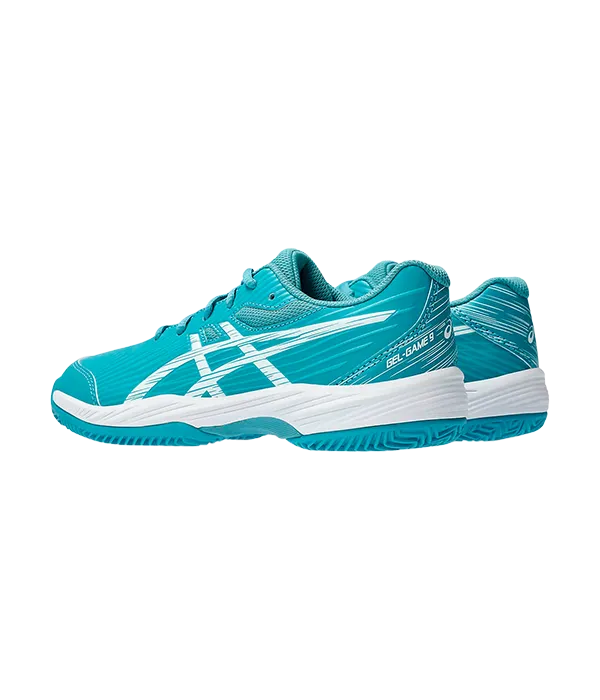 Zapatillas Asics Gel-Game 9 GS Clay/OC Kids Gris Blue/White