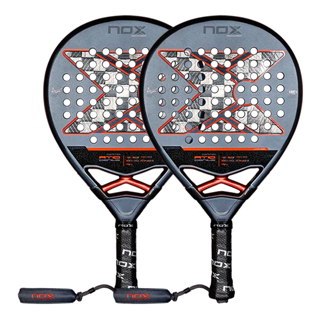 Pack dúo pala NOX AT10 Genius 18K Alum 2025 Agustín Tapia