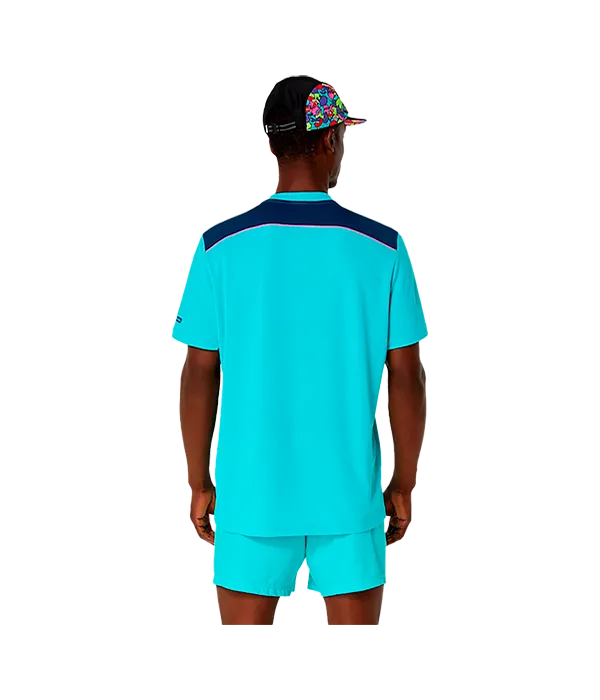 Camiseta Asics Padel Court SS Energy Aqua 2025