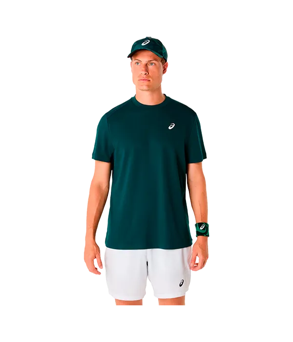 Camiseta Asics Court SS Saxon Green 2025