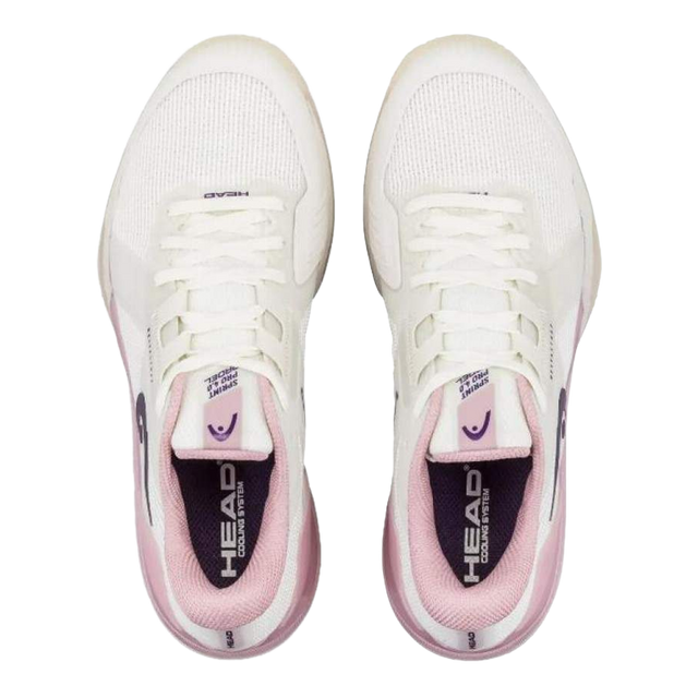 Scarpe da padel HEAD sprint Pro 4.0 Padel Chalk Bianco/Rosa Inglese Donna 2026