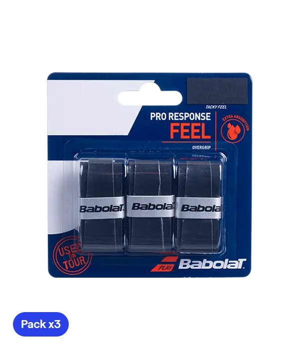 Overgrips Babolat Pro Response Negro (Pack x3)