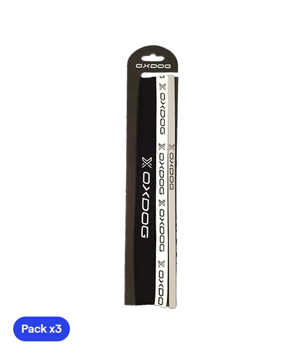 Cintas de Pelo Oxdog Negro/Blanco (Pack x3)
