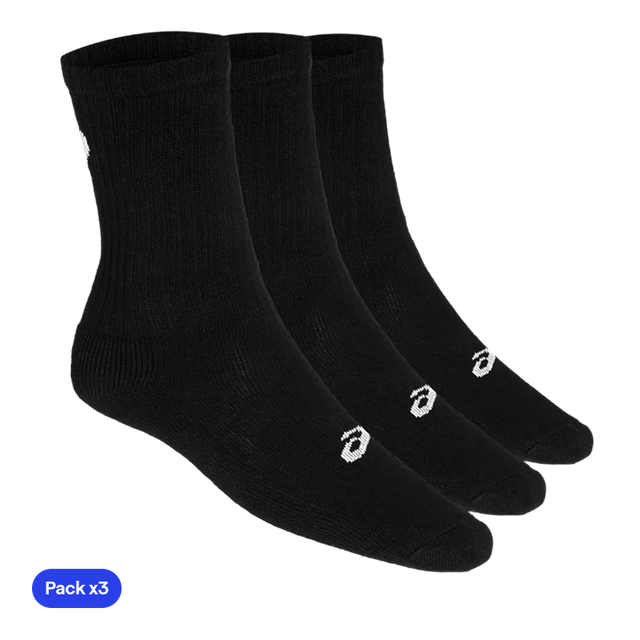 Chaussettes Asics Équipage Noir (Pack x3) 2026