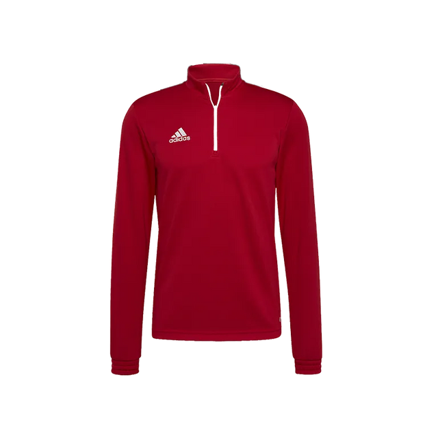 Sudadera Adidas media cremallera roja