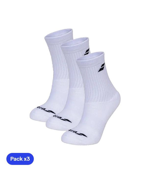 Calcetines Babolat Blanco (Pack x3)