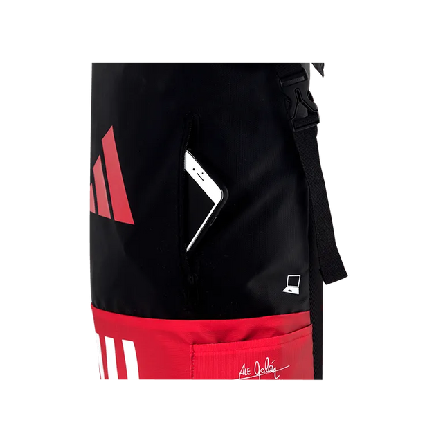 Mochila Adidas Multigame 3.2 Negro/Rojo Ale Galán