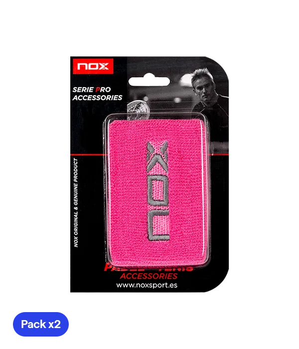 Muñequeras NOX Rosa (Pack x2)