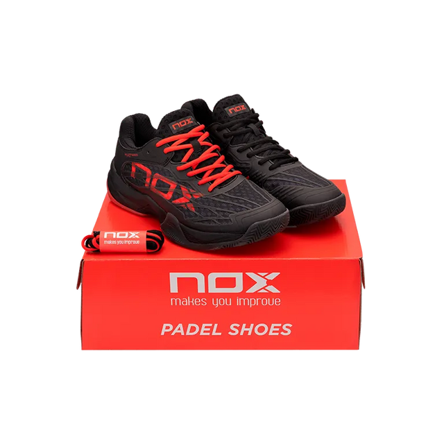 Zapatillas NOX AT10 Lux Negro/Rojo