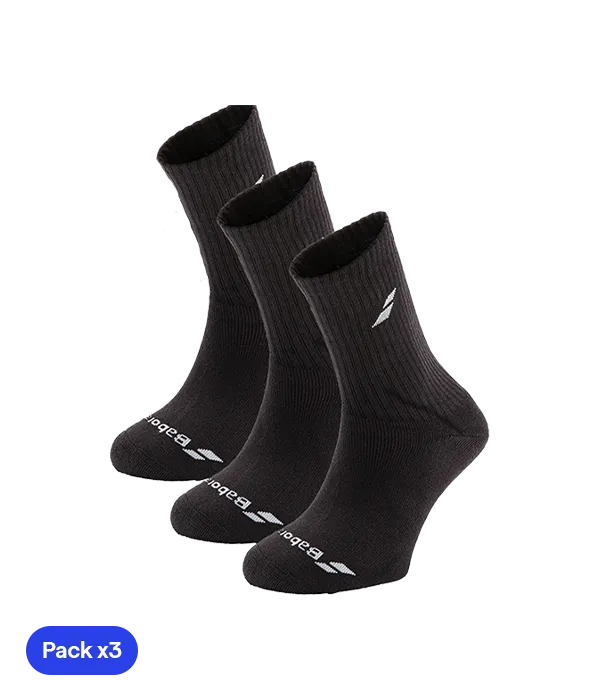 Calcetines Babolat Negro (Pack x3)