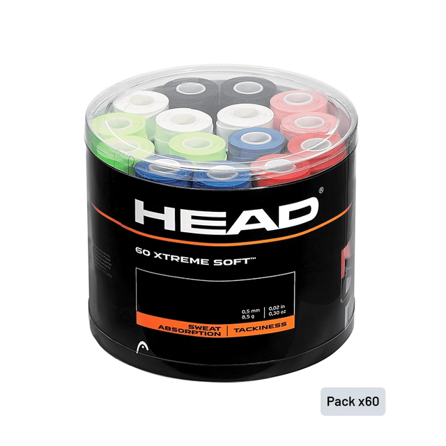 Tambor Overgrips HEAD XtremeSoft Multicolor (x60)