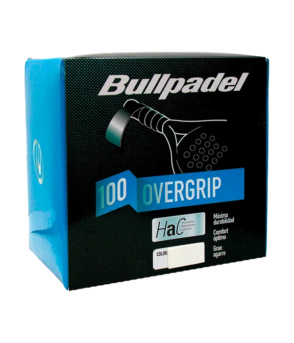 Tambor Overgrips Bullpadel HaC Blanco (x100)