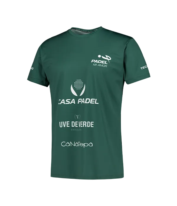 Camiseta Teo Zapata Padel Mi Amor Verde 2025