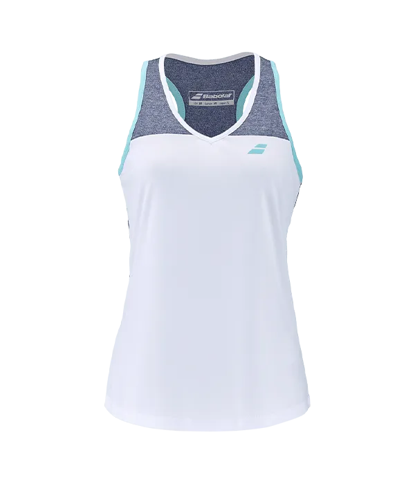 Camiseta Babolat Play Tank Top Women Blanco/Gris