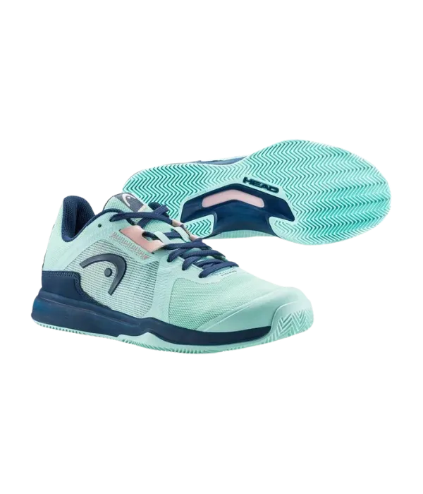 Zapatillas HEAD Sprint Team 3.5 Clay Women Aqua Dark Blue