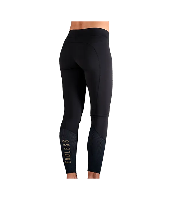 Mallas Endless Lift Negro/Dorado