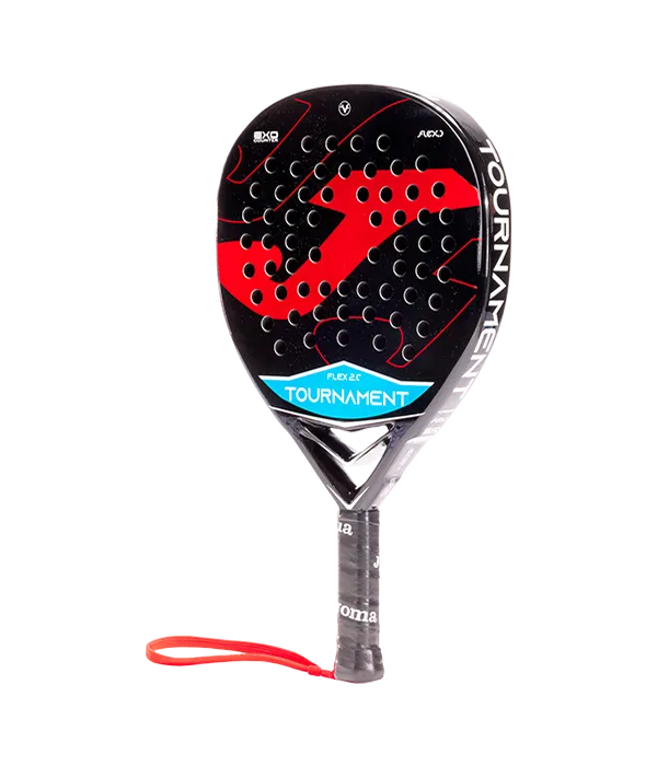 Pala Joma Tournament Flex Negro/Rojo 2025