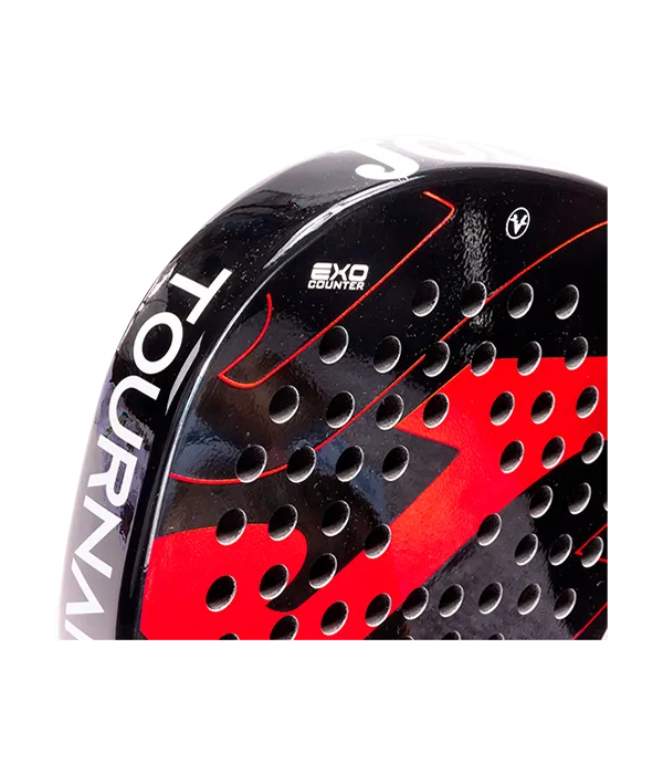 Pala Joma Tournament Flex Negro/Rojo 2025