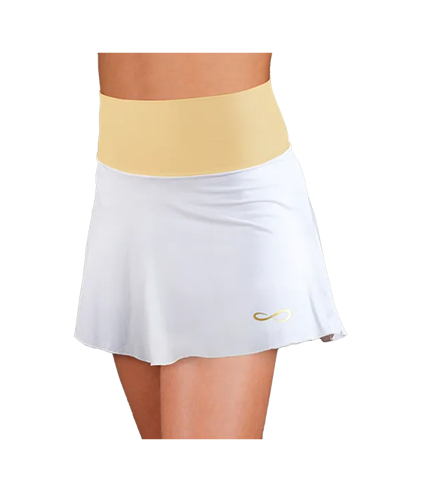 Falda Endless Lux Junior Blanco/Dorado