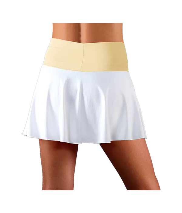 Falda Endless Lux Junior Blanco/Dorado