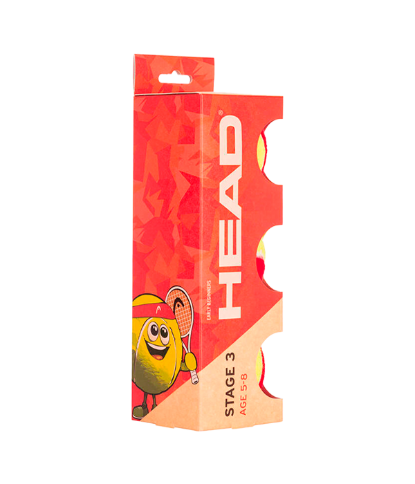 Bote de Pelotas HEAD Stage 3 (5/8 años)