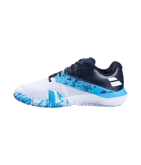 Zapatillas Babolat Movea 2 White/Cyan Blue 2025