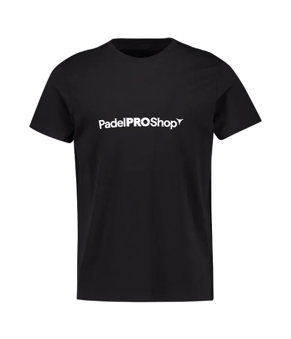 Camiseta algodón PadelPROShop Negra