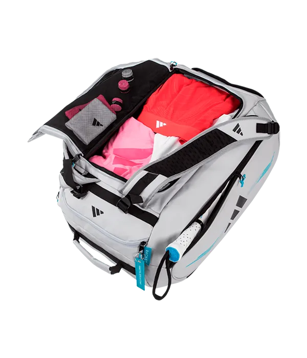 Paletero Adidas Protour Blanco/Azul Martita Ortega 3.4 2025