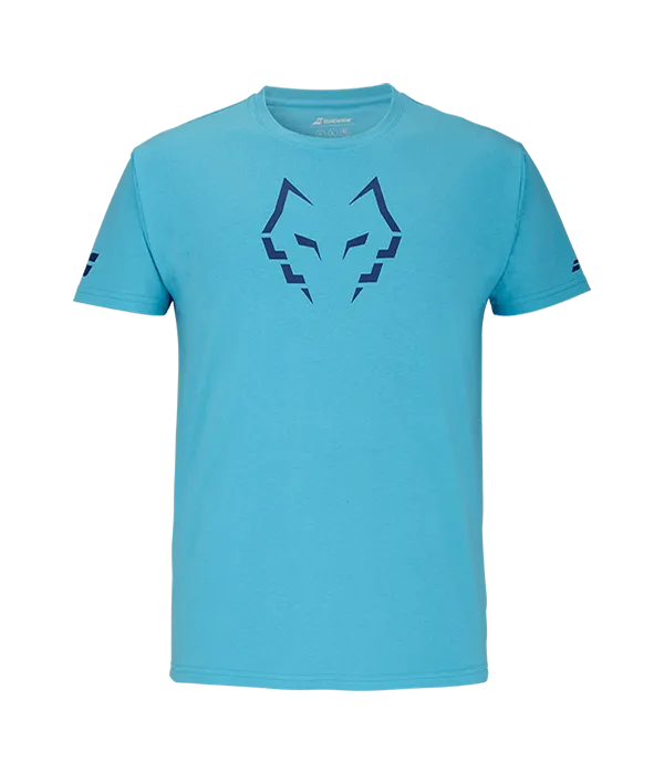 Camiseta Babolat Algodon Cyan 2025 J. Lebron