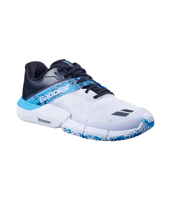 Zapatillas Babolat Movea 2 White/Cyan Blue 2025
