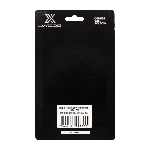 OptiOvergrip Oxdog Amarillo (Pack x3)