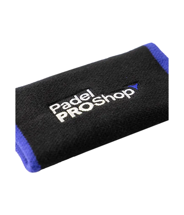 Muñequera Larga PadelPROShop Negro/Azul