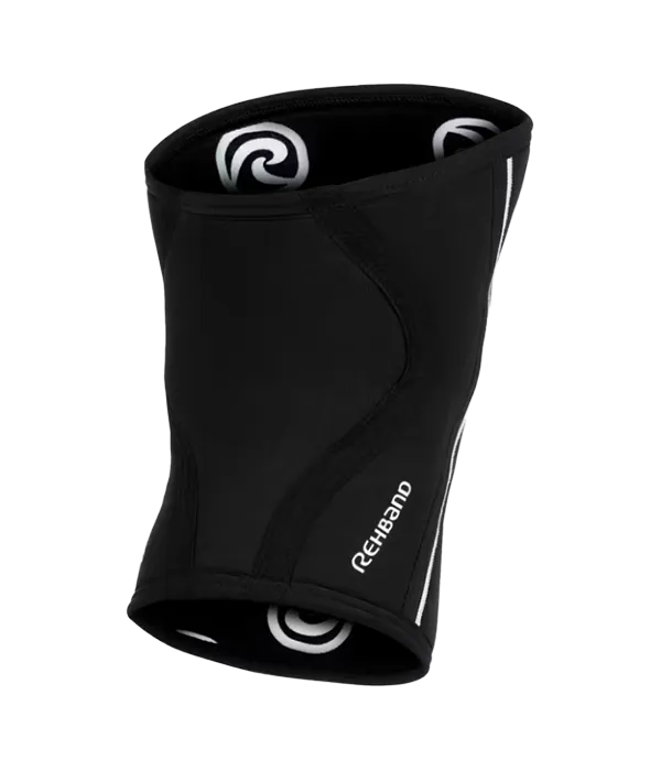 Rodillera Rehband RX Negro Logo Blanco 2024