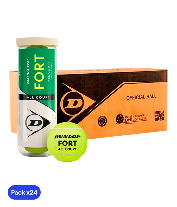 Cajón Pelotas Dunlop Fort All Court (Pack x24)