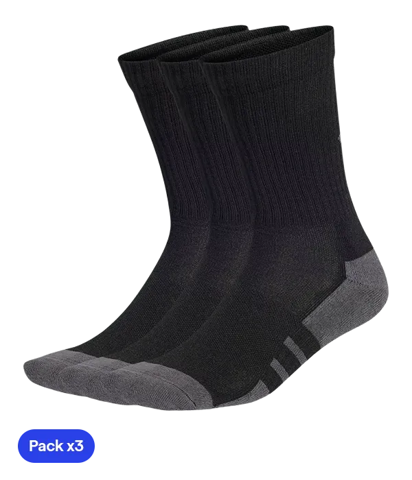 Calcetines Adidas Largos Crew Sock Negro/Blanco 2025