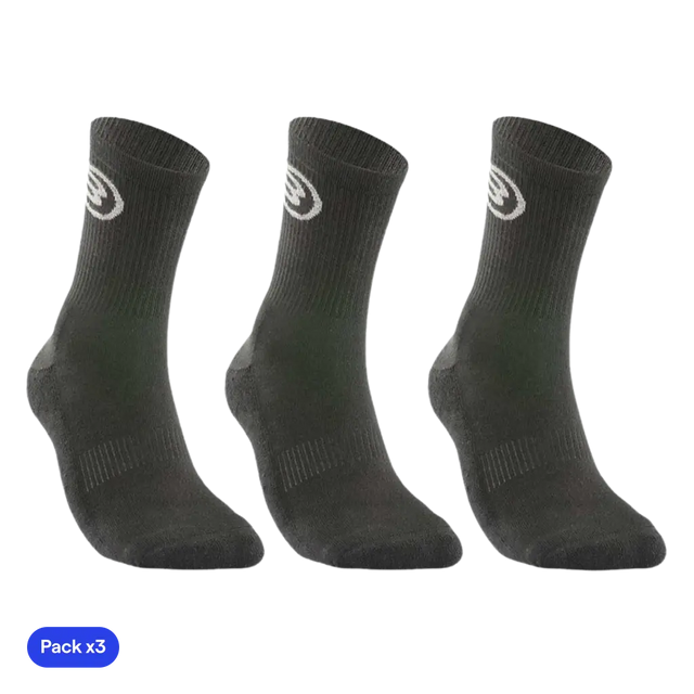 Socks Bullpadel BP262 Black 2026 (Pack x3)