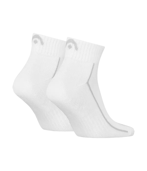 Calcetines HEAD Performance Quarter Blanco (Pack x 2)