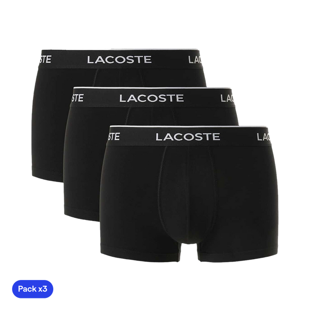 Unterhosen Lacoste Mikrofaser Schwarz 2026 (Paket x3)
