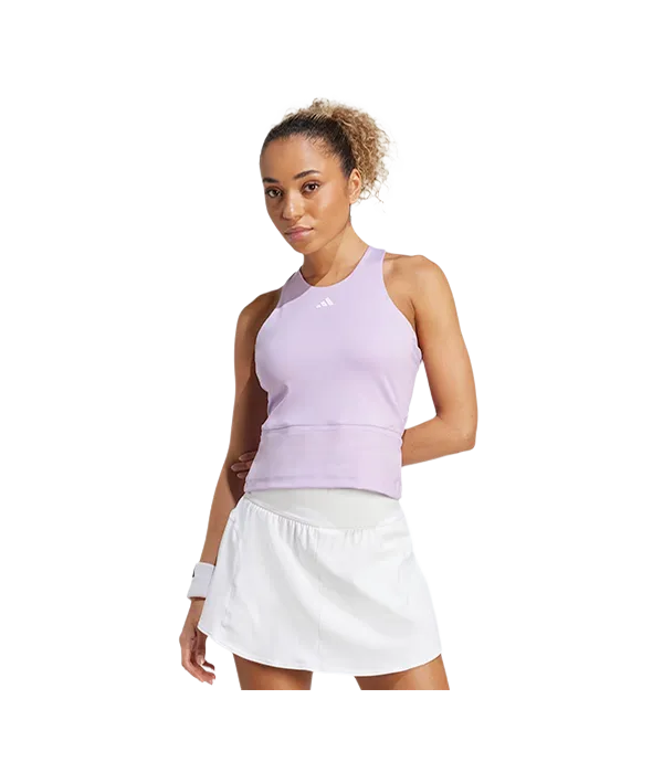 Camiseta Adidas con sujetador Y-TANK MIDI Morado 2025