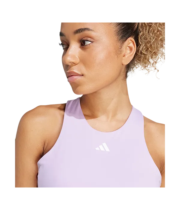 Camiseta Adidas con sujetador Y-TANK MIDI Morado 2025