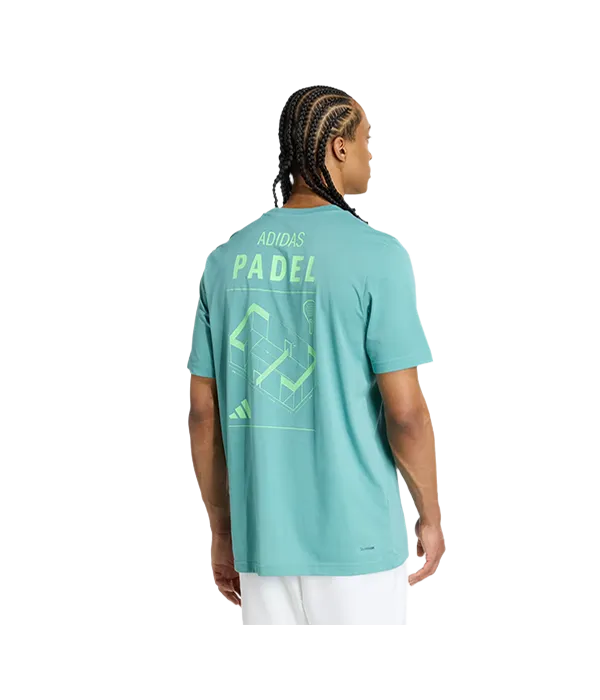 Camiseta Adidas Padel CAT GT Verde 2025