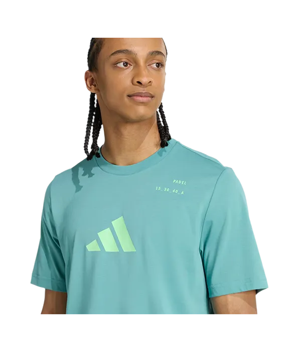 Camiseta Adidas Padel CAT GT Verde 2025