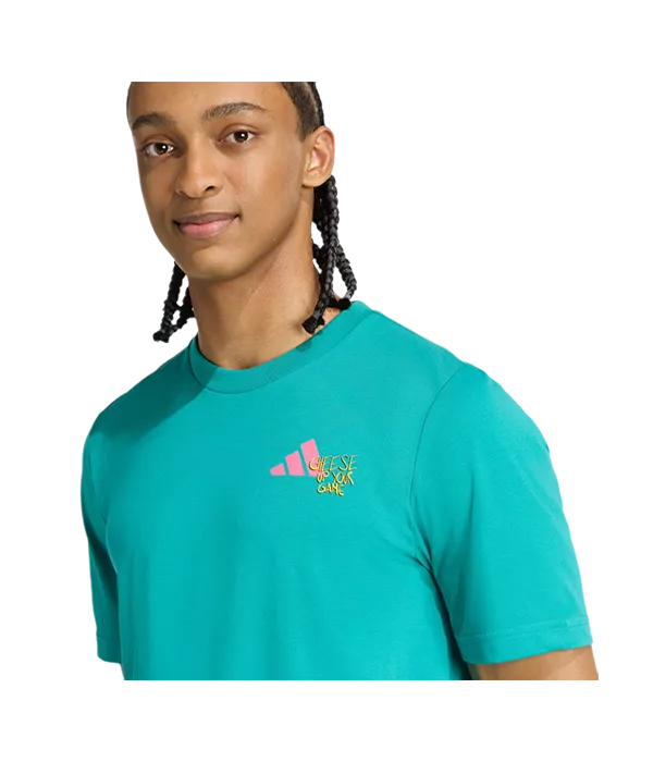 Camiseta Adidas Padel Graphic T Verde 2025