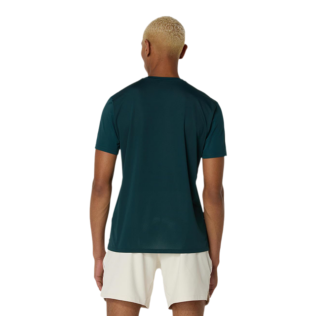 Camiseta Asics Match Seasonal Graphic Verde Saxon 2025
